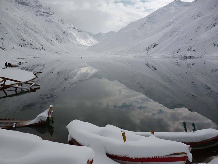 Lake Saiful Malook in Winter